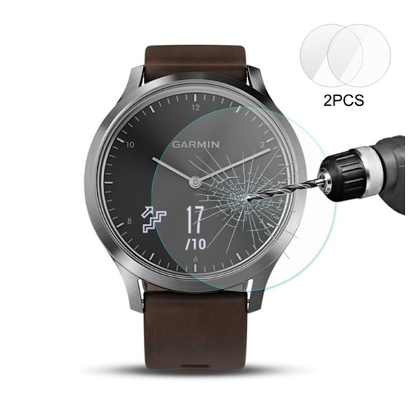 HAT PRINCE Garmin Vivomove HR temperoitu suojalasi 2kpl Transparent