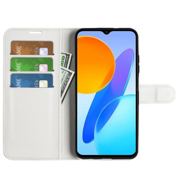 Klassisk Honor X8 Flip Etui - Hvid White