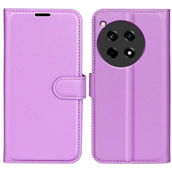 Klassisk OnePlus 12R / OnePlus Ace 3 flip etui - Lilla Purple