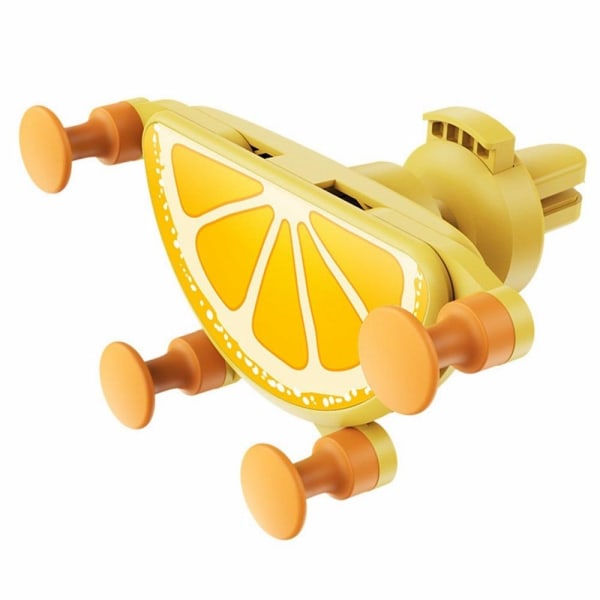 Cool fruit style phone mount holder - Lemon Gul