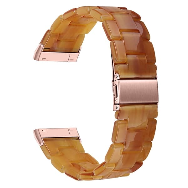 Fitbit Sense / Versa 3 hartsityylinen kellonhihna - Ruskea Brown