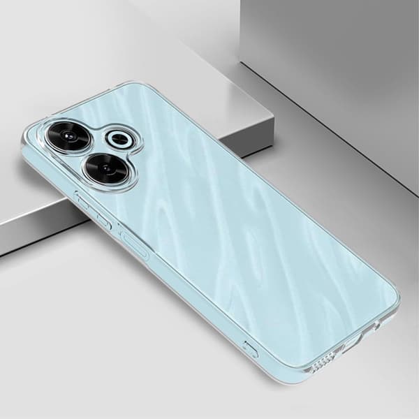Erittäin ohut läpinäkyvä kotelo Xiaomi Redmi 13 Transparent