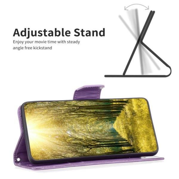 Sommerfugl Xiaomi 13 Flip Etui - Lilla Purple