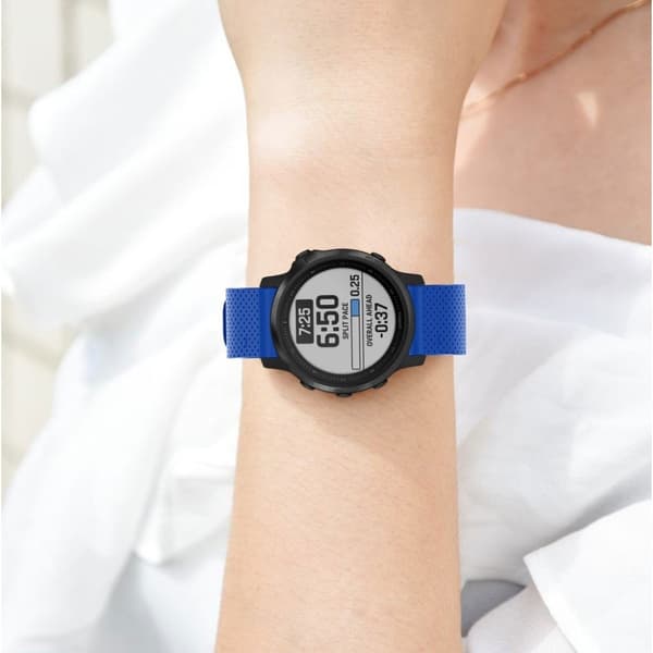 Garmin Fenix 6S Stilfuldt silikone Urrem - Blå Blue