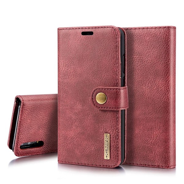 DG.MING Huawei P20 2-in-1 Wallet kotelot - Punainen Red
