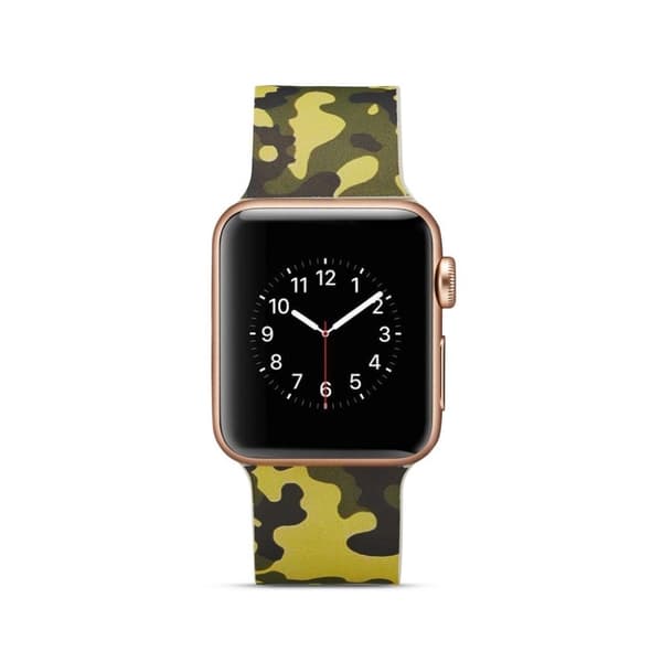 Apple Watch serie 4 44mm silikoneurrem - armygrøn Green