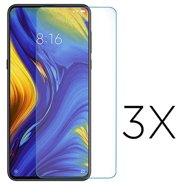 Xiaomi Mi Mix 3 Klar LCD skärmskydd - 3-Pack Transparent
