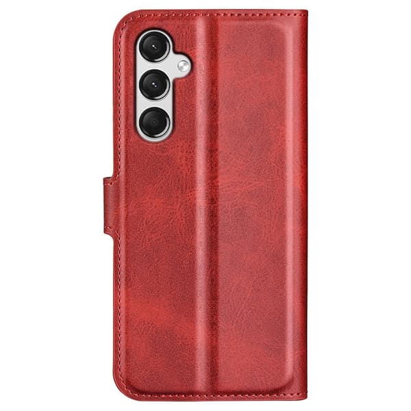 Lompakko Nahkakotelo For Samsung Galaxy A25 - Punainen Red