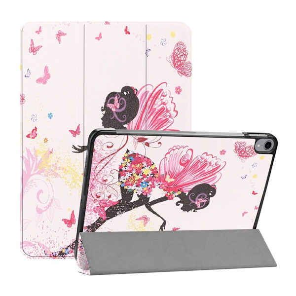 iPad Pro 11" (2018) mønstered læder flip etui - Fe og Sommerfugle Multicolor