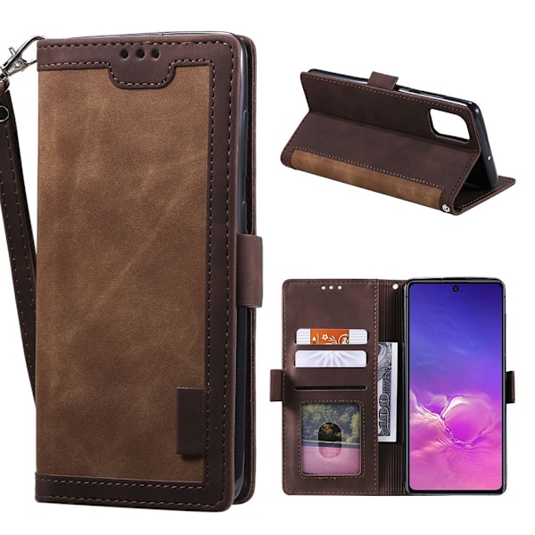 Surburbian Samsung Galaxy S10 Lite flip etui - Brun Brown