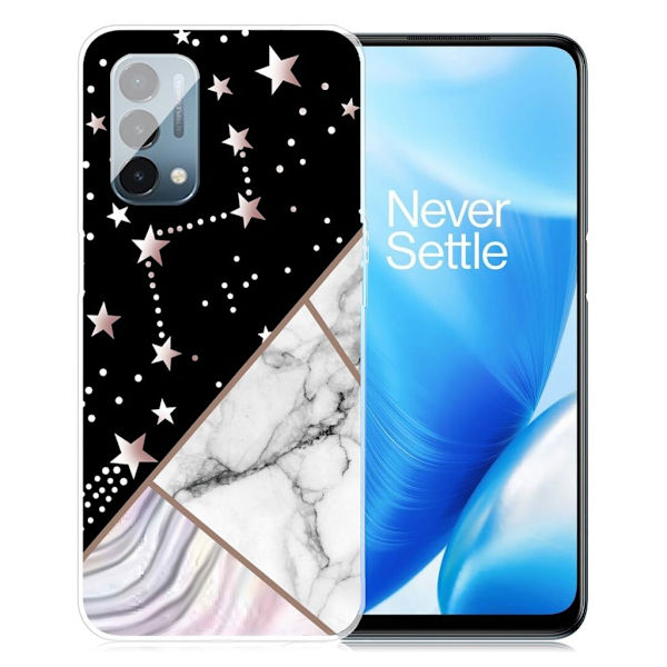 Marble OnePlus Nord N200 5G Suojakotelo - Constellation Marble Tile Multicolor