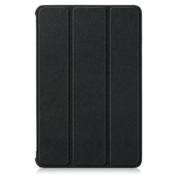 Lenovo Tab P11 Pro trefaldigt litchi-läderfodral - Svart Svart