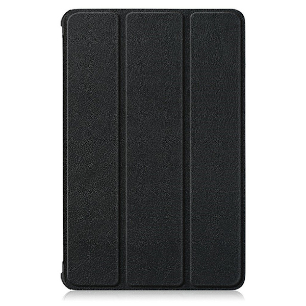 Lenovo Tab P11 Pro tri-fold lychee læderetui - Sort Black