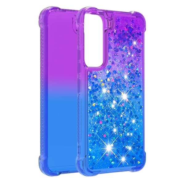 Princess Samsung Galaxy S22 Plus Cover - Lilla / Himmelblå Multicolor