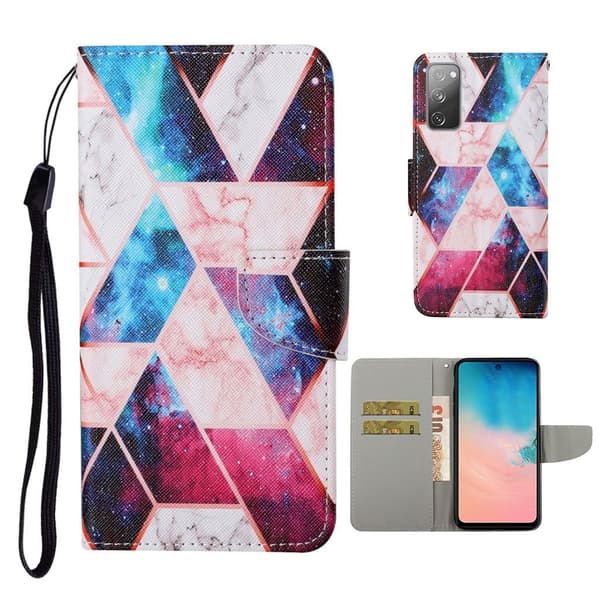 Wonderland Samsung Galaxy S20 FE 5G / S20 Fe Flip Etui - Nebula Multicolor