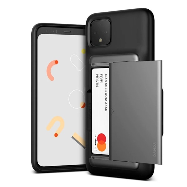 VRS Design Damda Glide Shield för Google Pixel 4 XL - Stål Silver Silvergrå