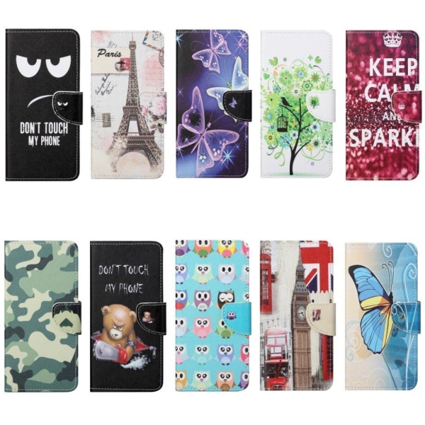 Wonderland OnePlus 9 Flip Etui - Dont Touch My Phone Black