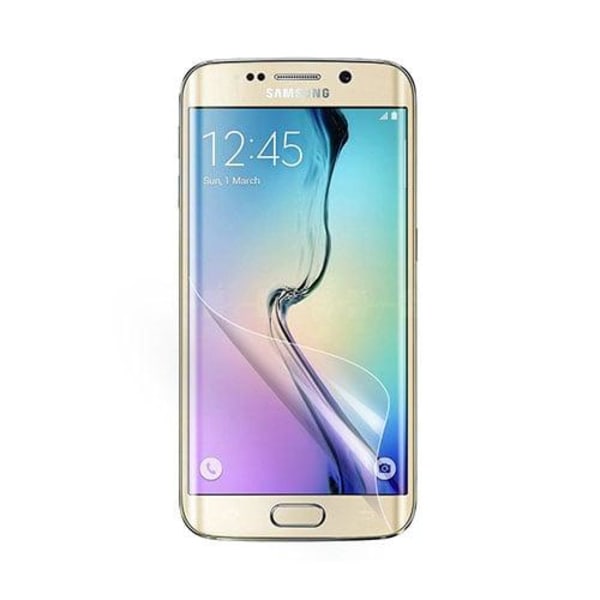 Fullt Täckande Mjukt Skärmskydd för Samsung Galaxy S6 Edge Plus Transparent