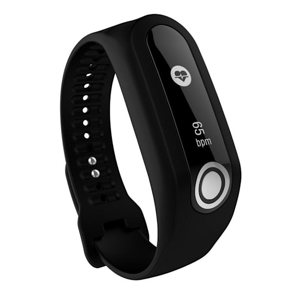 TomTom Touch Holdbart silikone rem - Sort Black