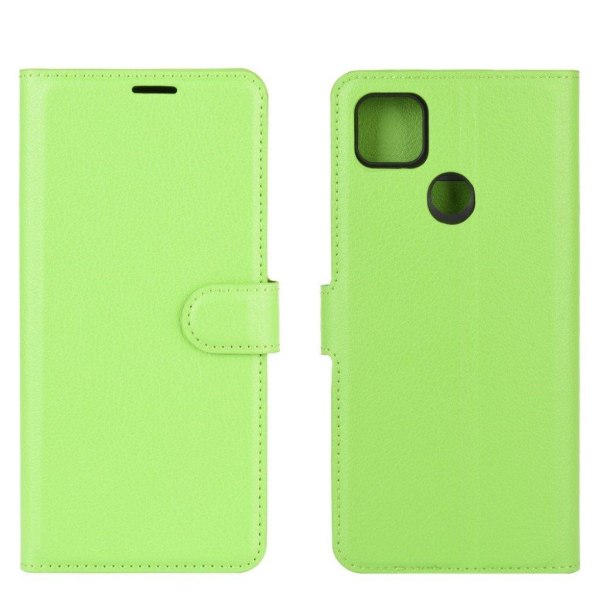 Classic Xiaomi Redmi 9C Flip etui - Grøn Green