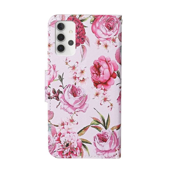 Wonderland Samsung Galaxy A32 Flippetui - Blomster Pink