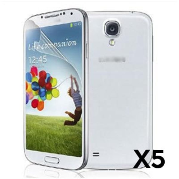 Displayskydd Til Samsung Galaxy S4 - 5 Stycken Transparent