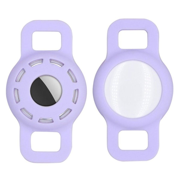 AirTags hollow out silicone cover - Purple Lila