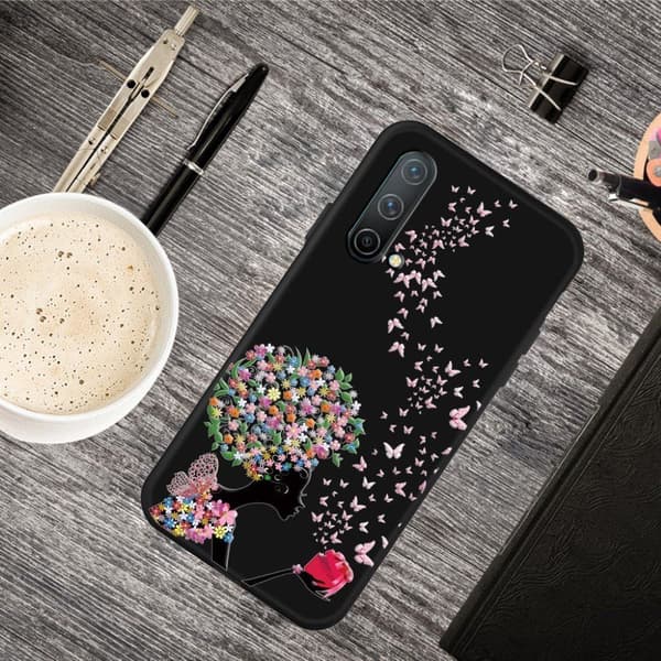 Butterfly läder OnePlus Nord CE 5G fodral - Flerfärgad multifärg