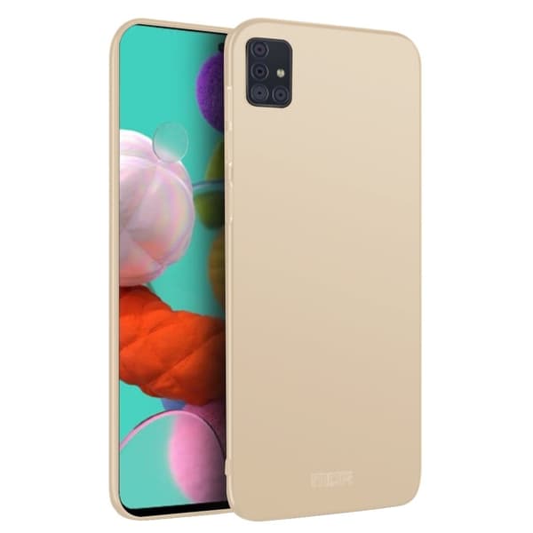 MOFI Samsung Galaxy A71 slim shield deksel - Gull Gold