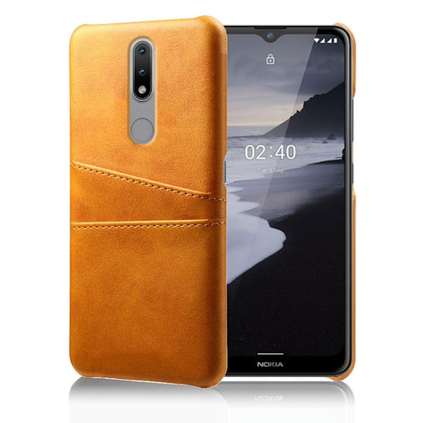 Dual Card etui - Nokia 2.4 - orange Orange