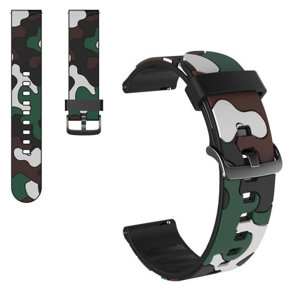 20 mm universal urrem med camouflage-tema - Camouflage Green