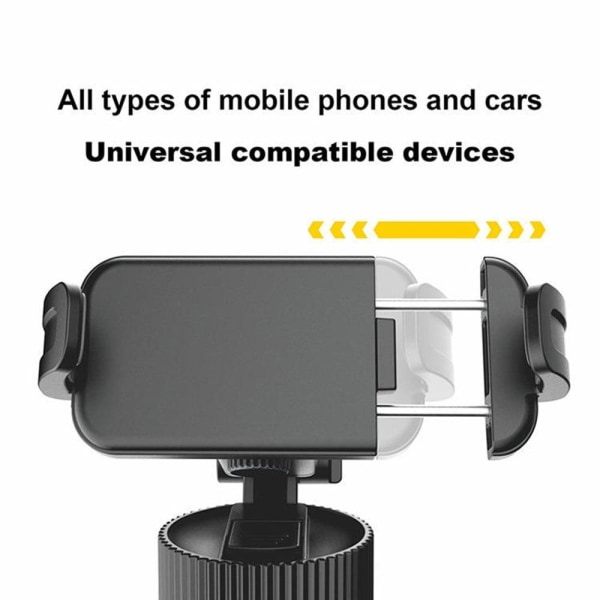 Universal JY-61 car phone holder for 68mm-95mm Smartphones - Gre Silver grey