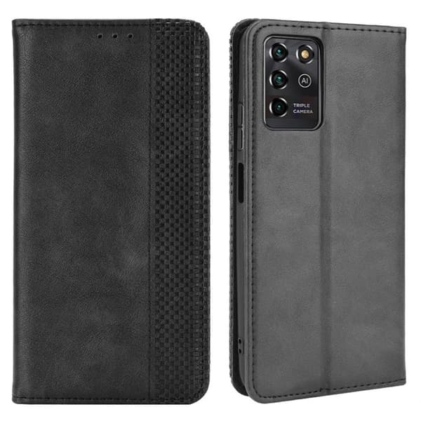 Bofink Vintage ZTE Blade V30 Vita Læder Etui - Sort Black