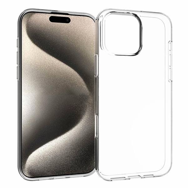 Erittäin ohut läpinäkyvä kotelo iPhone 16 Pro Max Transparent