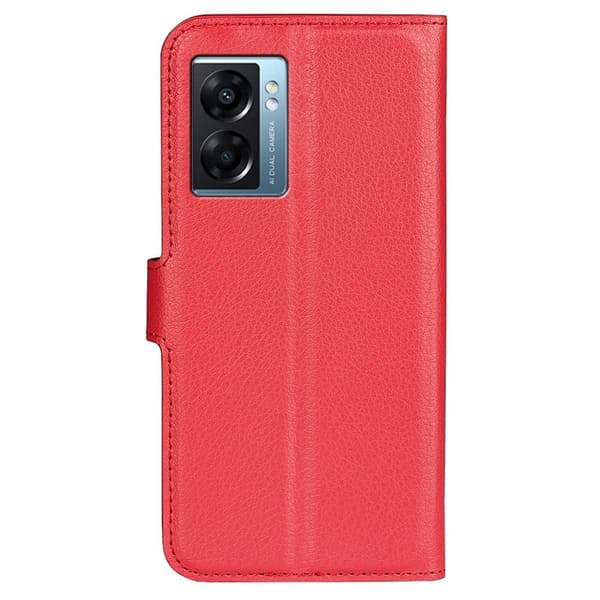 Classic Oppo A57 (2022) flip etui - Rød Red