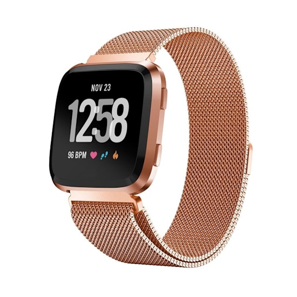 Vaihtoranneke Fitbit Versa-kellolle - Ruusukulta Multicolor