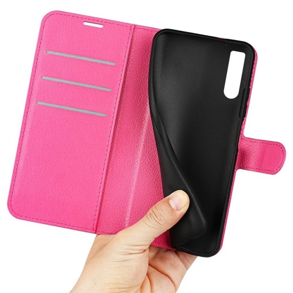 Klassisk Sony Xperia 10 IV flip etui - Pink Pink