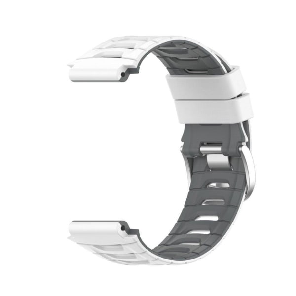 Garmin Forerunner 920XT two-tone silicone watch band - White / D White