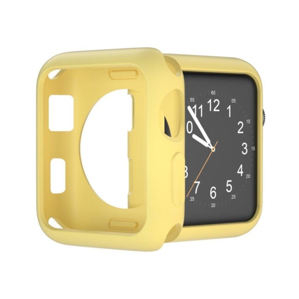 Apple Watch Series 3/2/1 42mm holdbart etui - Gul Yellow