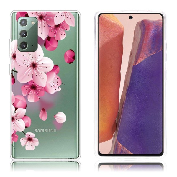 Deco Samsung Galaxy Note 20 skal - Persikoblomma Rosa