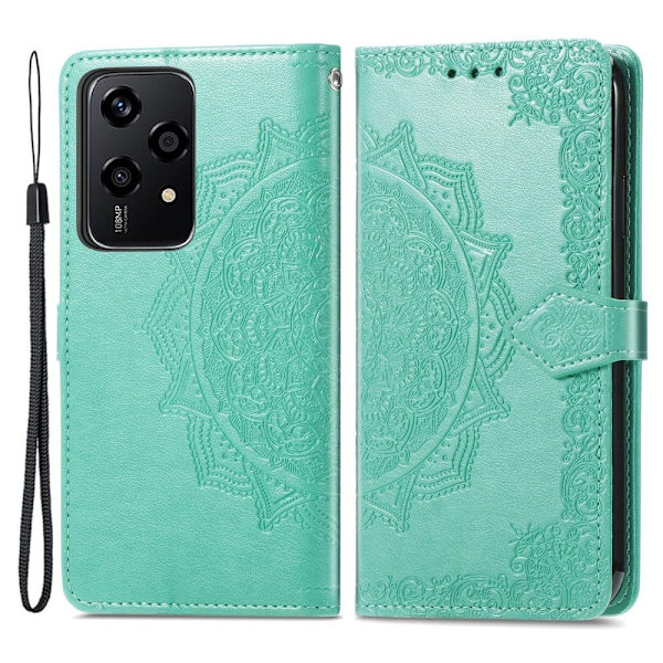 Mandala Honor 200 Lite nahkakotelo - Vihreä Green