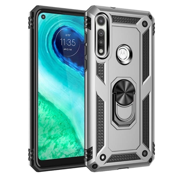 Bofink Combat Motorola Moto G Fast Etui - Sølv Silver grey