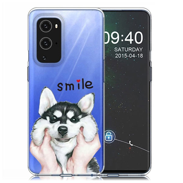 Deco OnePlus 9 Pro skal - Varg Silvergrå