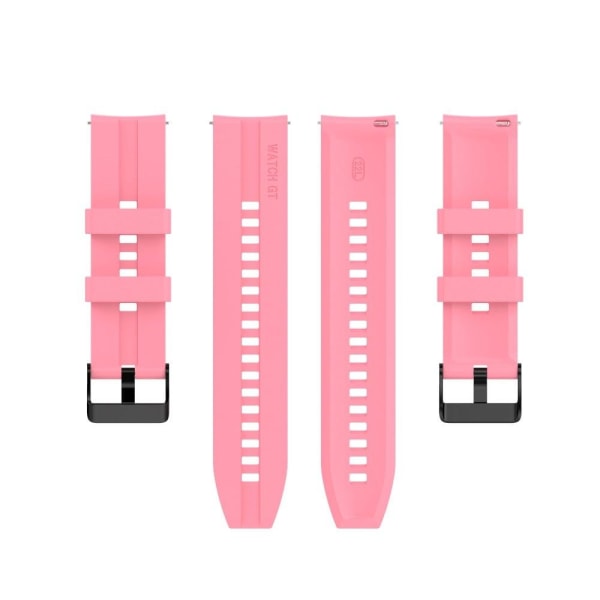 22 mm universal urrem i silikone - Lyserød Pink