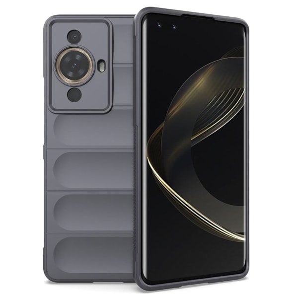 Mjukt greppformat Huawei Nova 11 Pro / Huawei Nova 11 Ultra skal - Silver/Grå Silvergrå