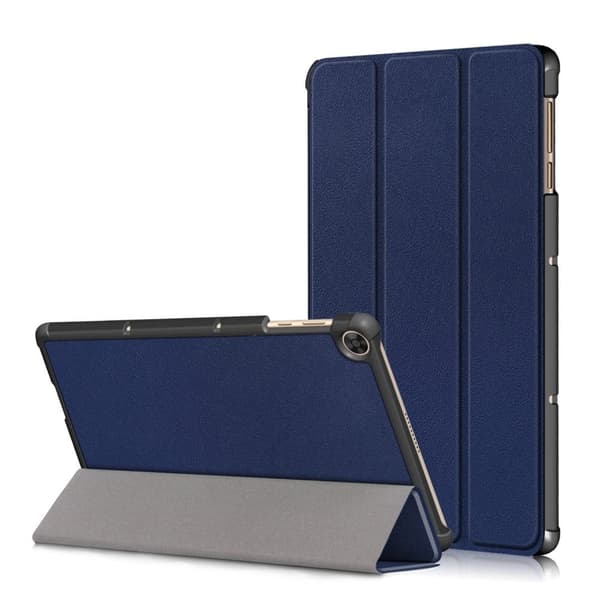 Tri-fold skinnstativveske for Huawei MatePad T10 - Mørkeblå Blue