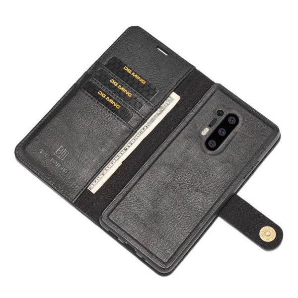 DG.MING OnePlus 8 Pro 2-in-1 Wallet Etui - Sort Black