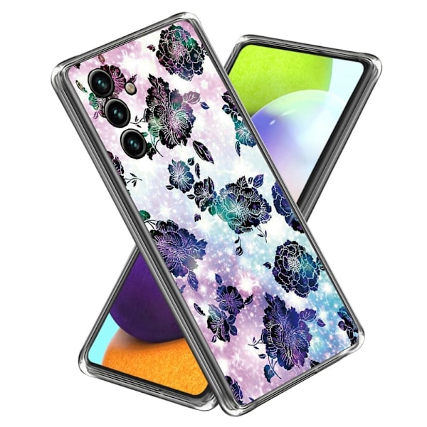 Deco Samsung Galaxy A54 skal - Lila Blommor Lila