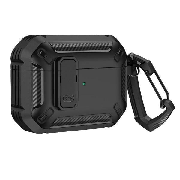 AirPods Pro 2 protective case with carabiner - Black Black