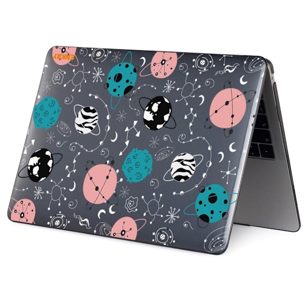 HAT PRINCE MacBook Pro 14 M1 / M1 Max (A2442, 2021) rymdmänniska mönster stilskydd - Planeter multifärg